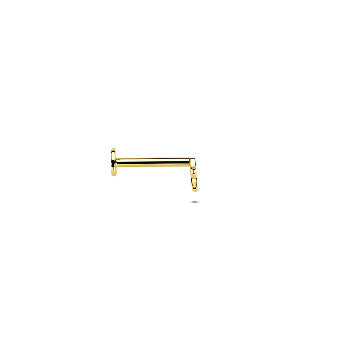Fantasy Collection Flat back piercing ster 3,5 mm 14K geelgoud