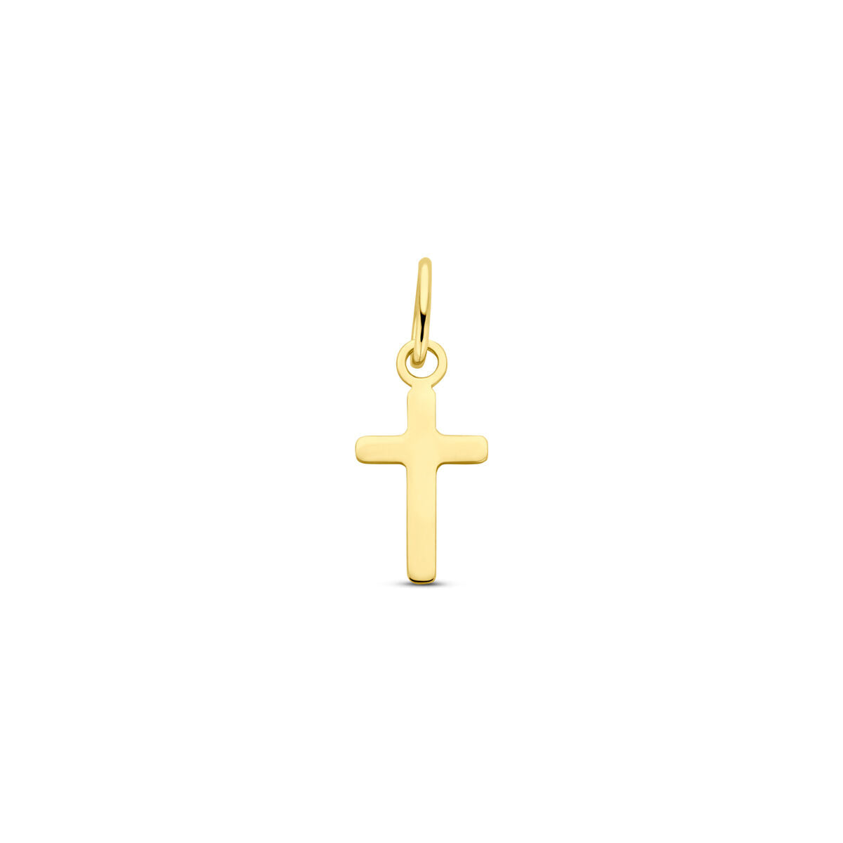 14K geelgouden hanger kruis 14 mm - 4034256 - PansiteNederland.nl