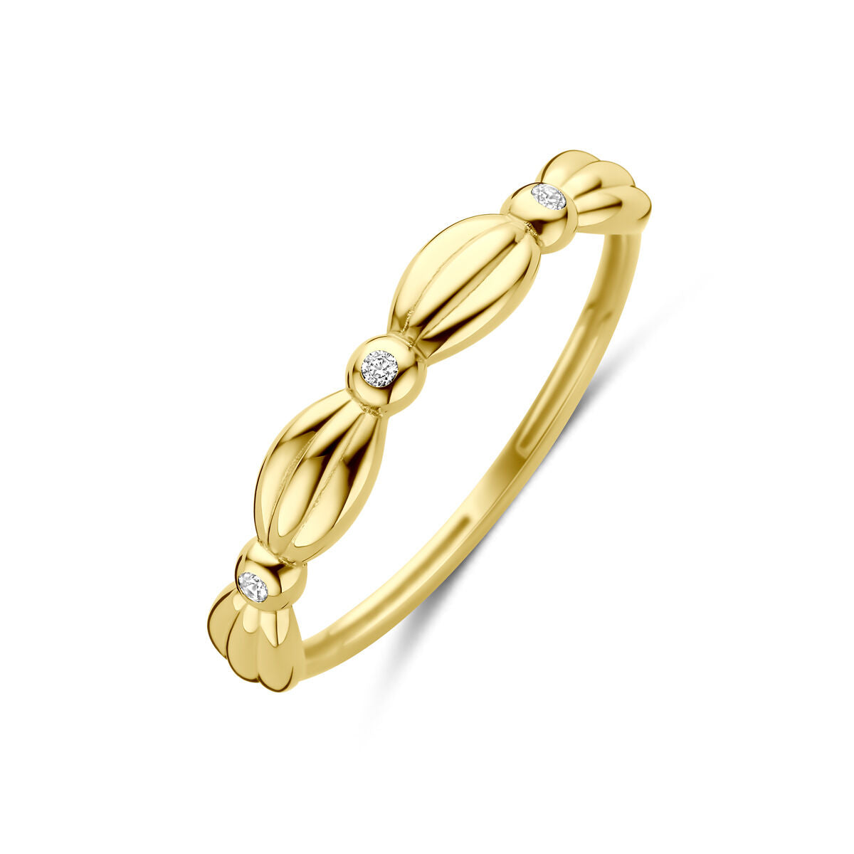 Fantasy Collection Ring zirkonia 14K geelgoud