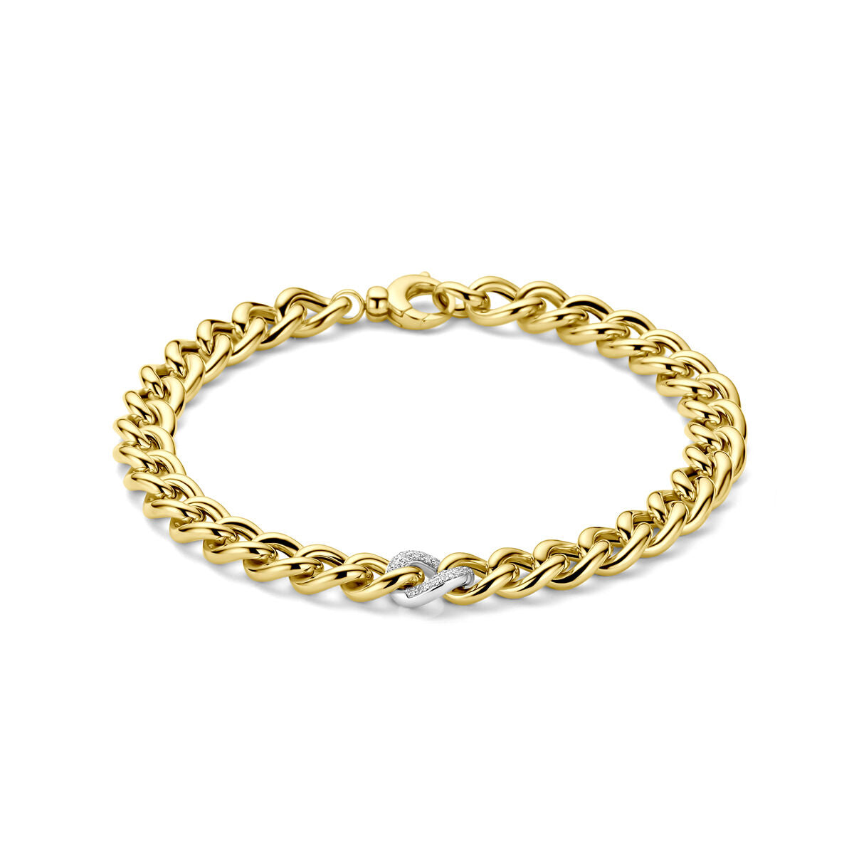 Fantasy Collection 14K Bicolor Gouden Diamanten Armband 4209039