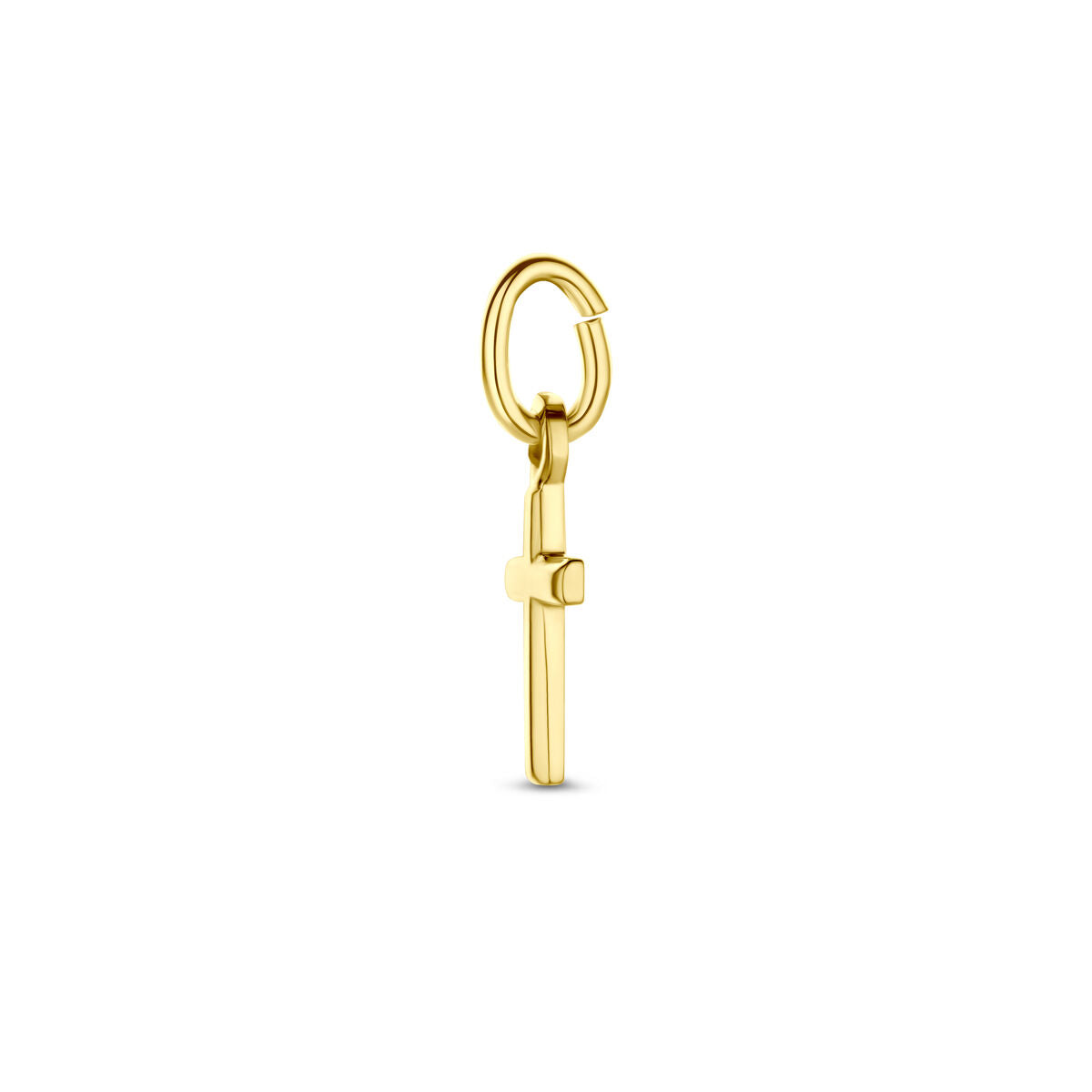 Hanger kruis 9K geelgoud 8 mm