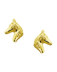 14K Geelgoud Oorknoppen Paardenhoofd 4001021 - PansiteNederland.nl