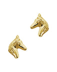 14K Geelgoud Oorknoppen Paardenhoofd 4001021 - PansiteNederland.nl