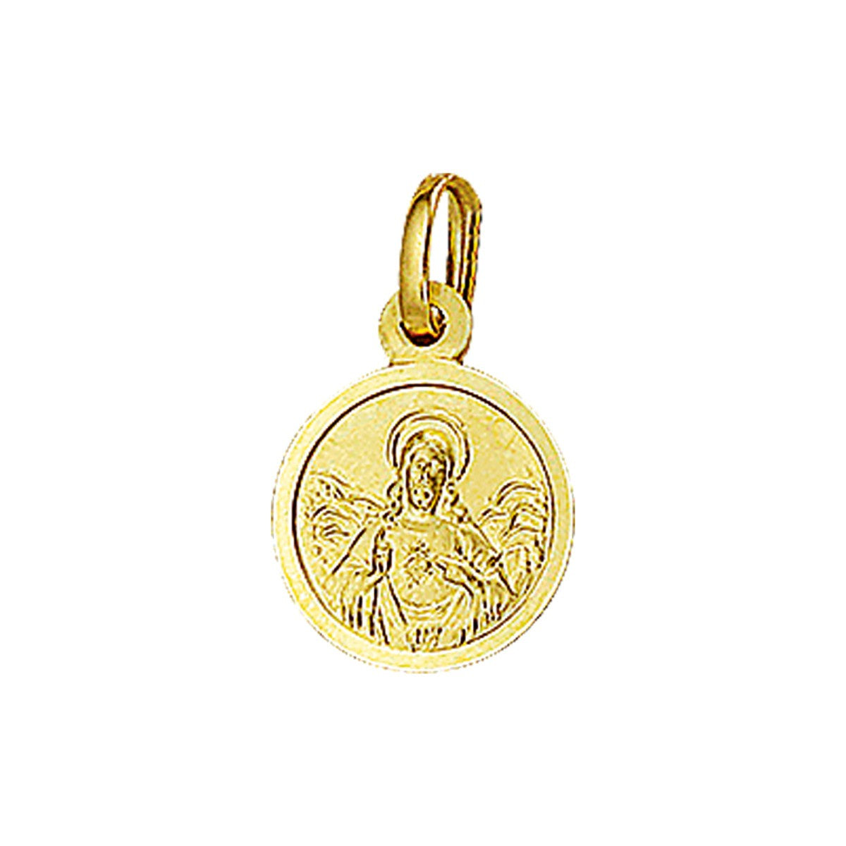 14K geelgoud hanger scapulier poli/mat 4001589 - PansiteNederland.nl