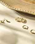 14K Geelgoud Klapoorringen 2,5 MM Ronde Buis 4001660 - PansiteNederland.nl