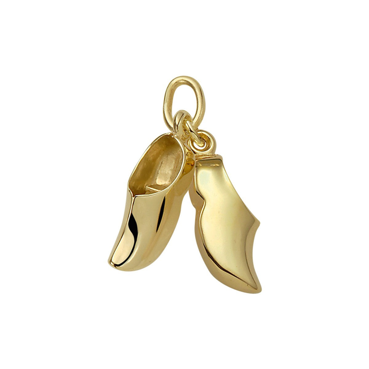 14K geelgoud hanger klompen 4001709 - PansiteNederland.nl