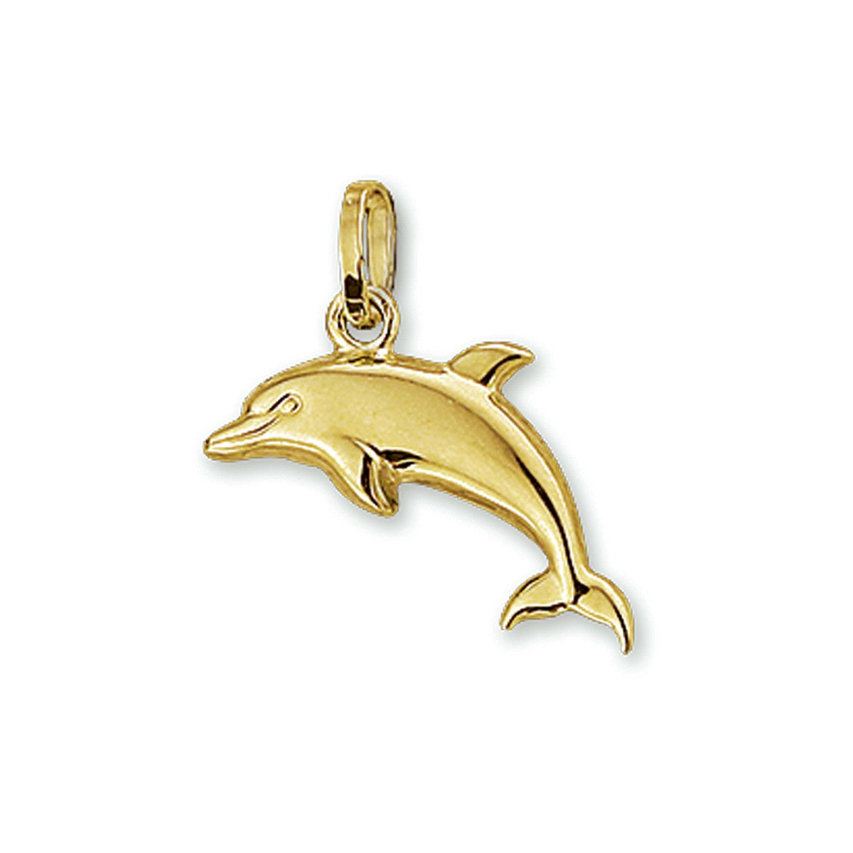 14K geelgoud hanger dolfijn 4001730 - PansiteNederland.nl