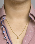 14K geelgoud hanger voetbal 4001915 - PansiteNederland.nl
