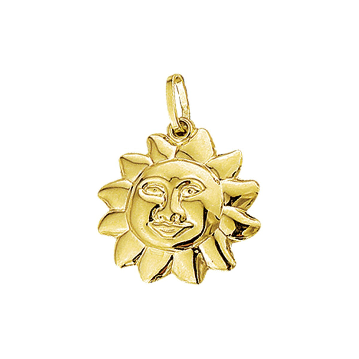 14K geelgoud hanger zon 4001979 - PansiteNederland.nl