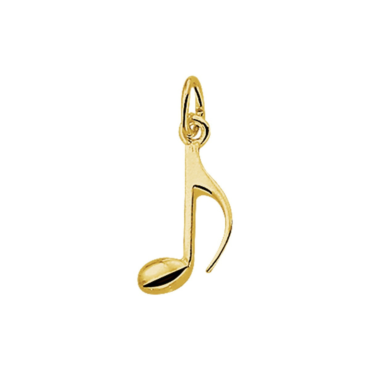 14K geelgoud hanger muzieknoot 4002072 - PansiteNederland.nl
