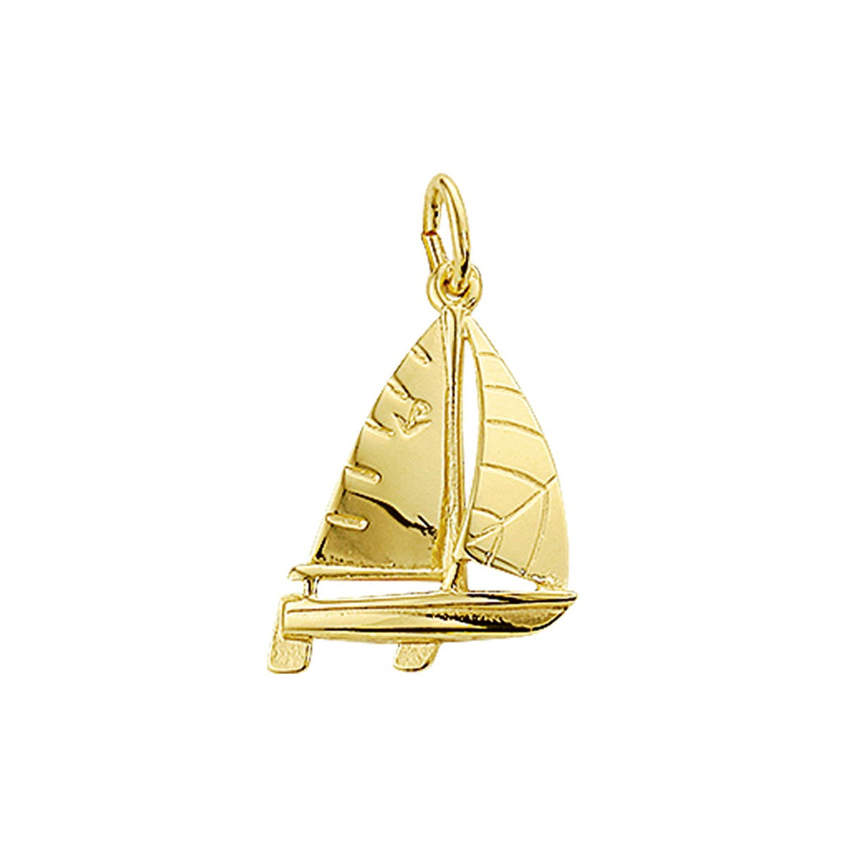 14K geelgoud hanger zeilboot 4002145 - PansiteNederland.nl