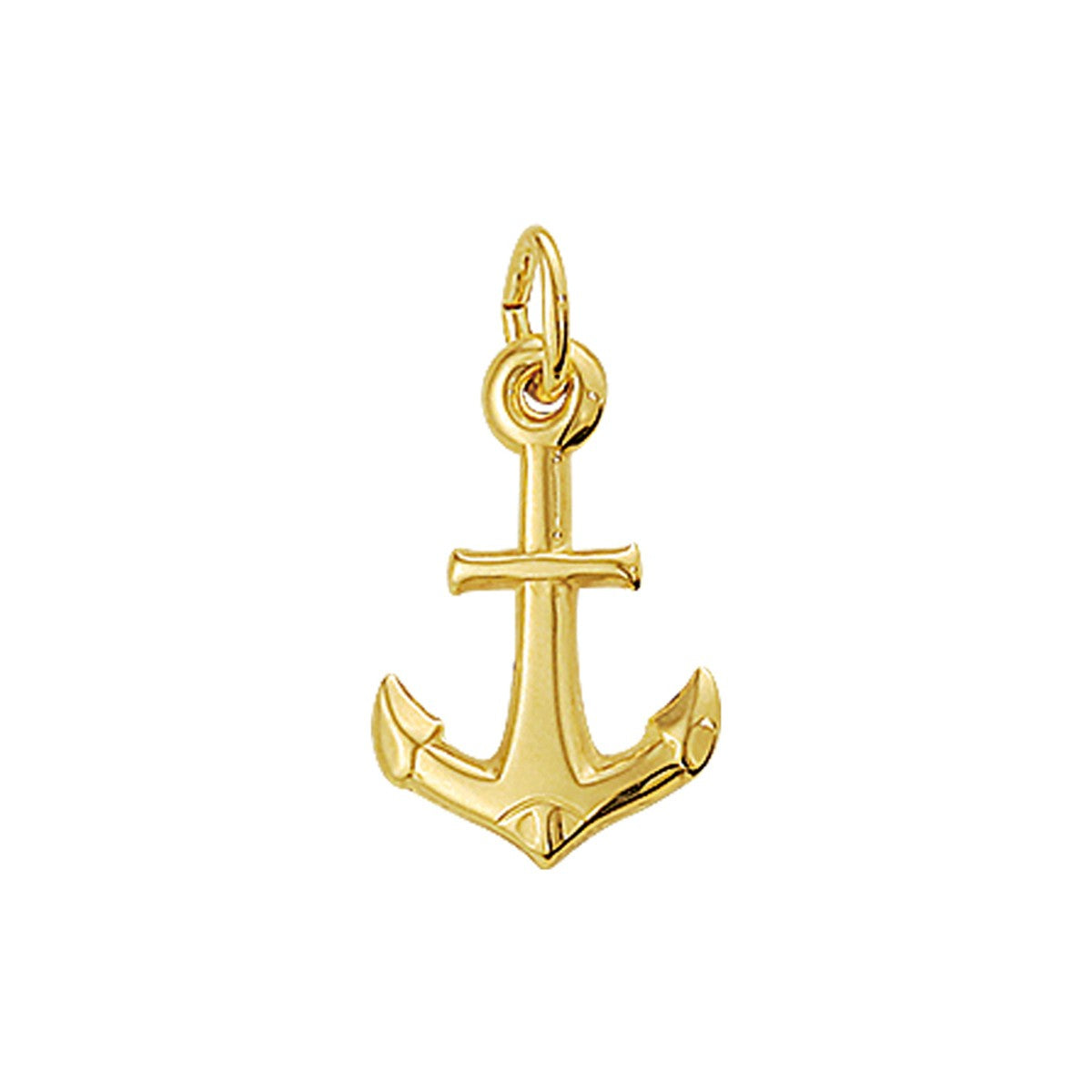 14K geelgoud hanger anker 4002158 - PansiteNederland.nl