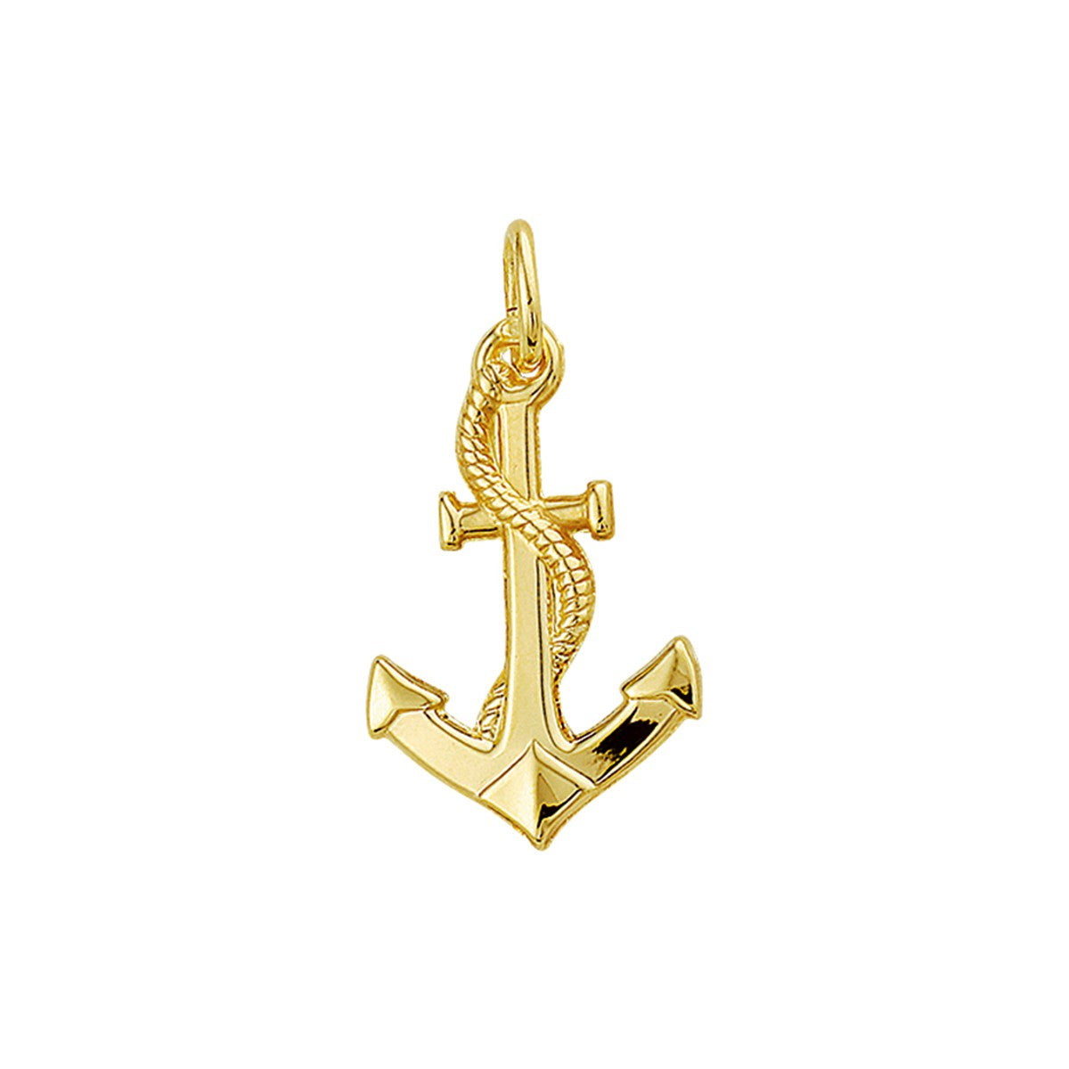 14K geelgoud hanger anker 4002163 - PansiteNederland.nl