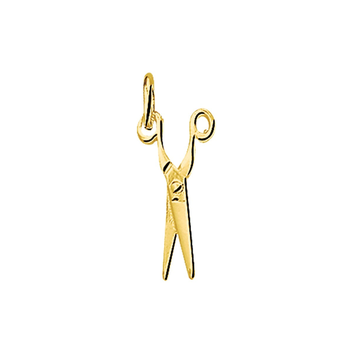 14K geelgoud hanger schaar 4002185 - PansiteNederland.nl