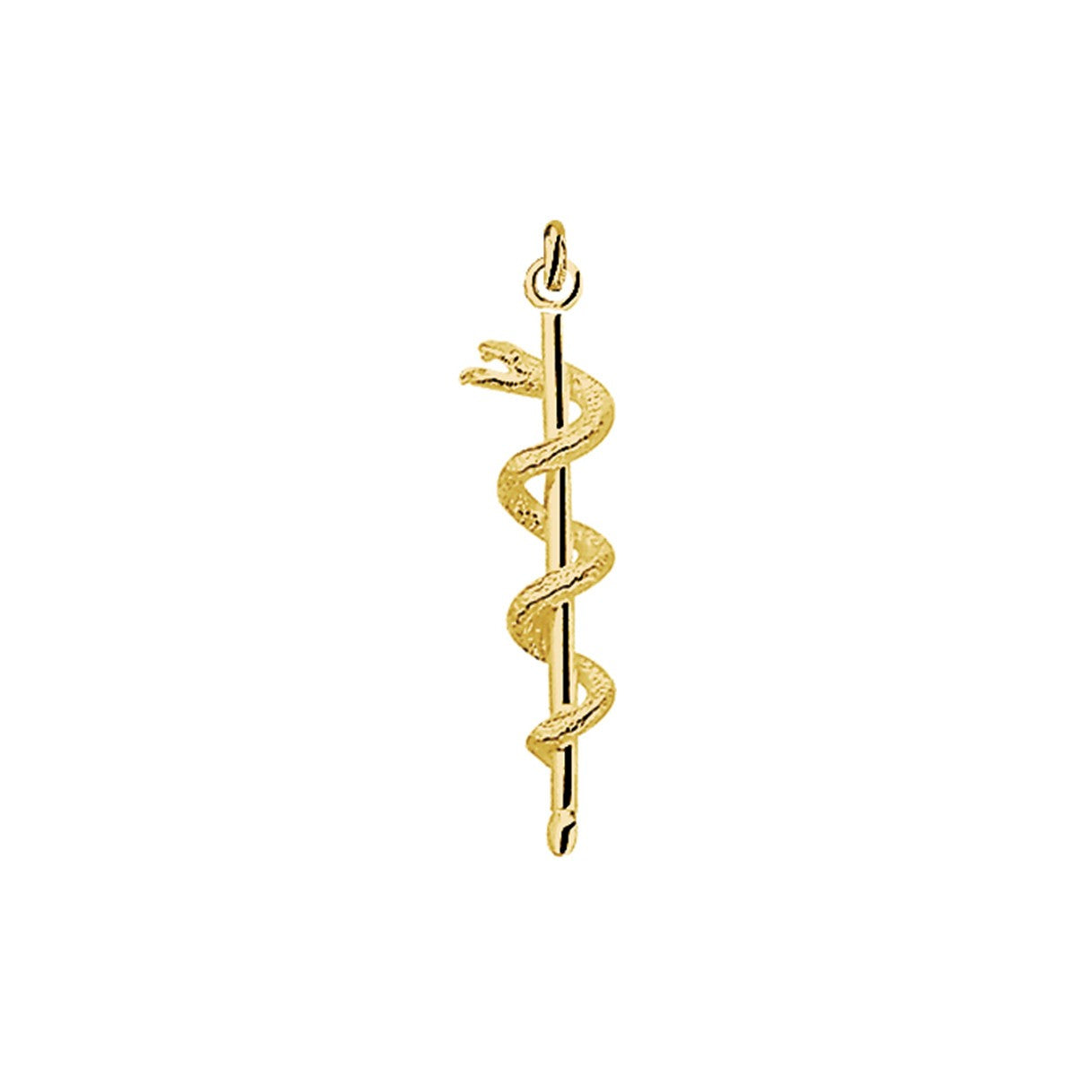 14K geelgoud hanger esculaap 4002390 - PansiteNederland.nl