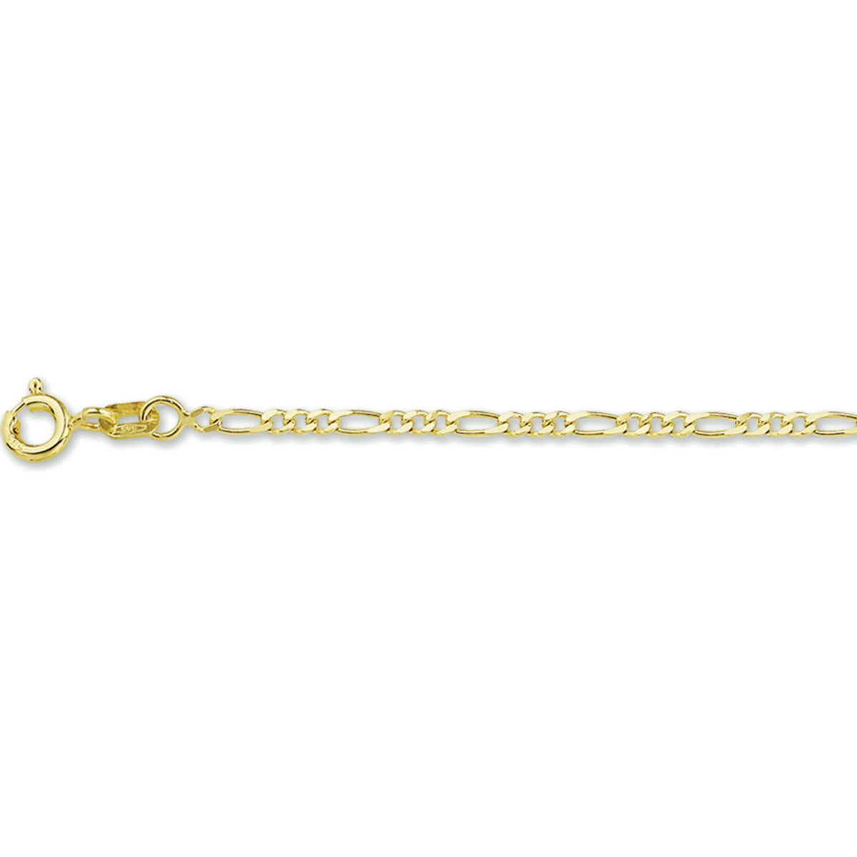 14K Geelgoude figaro collier 1,8 mm - 4003985 - PansiteNederland.nl