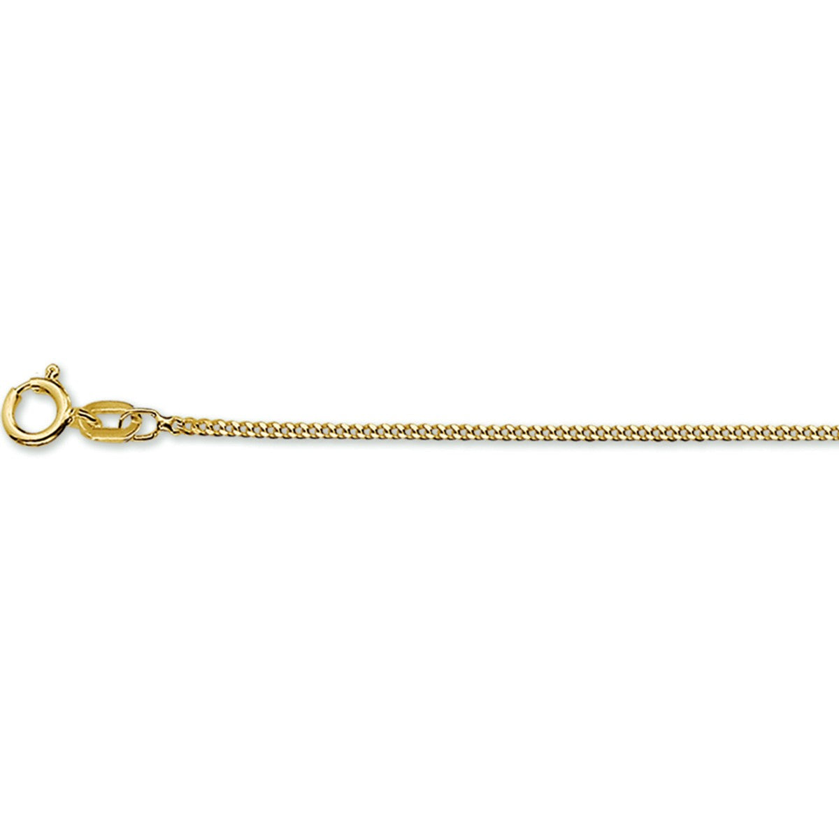 14K Geelgouden collier gourmette 4-zijdes geslepen 1,2 mm - 4004572 - PansiteNederland.nl