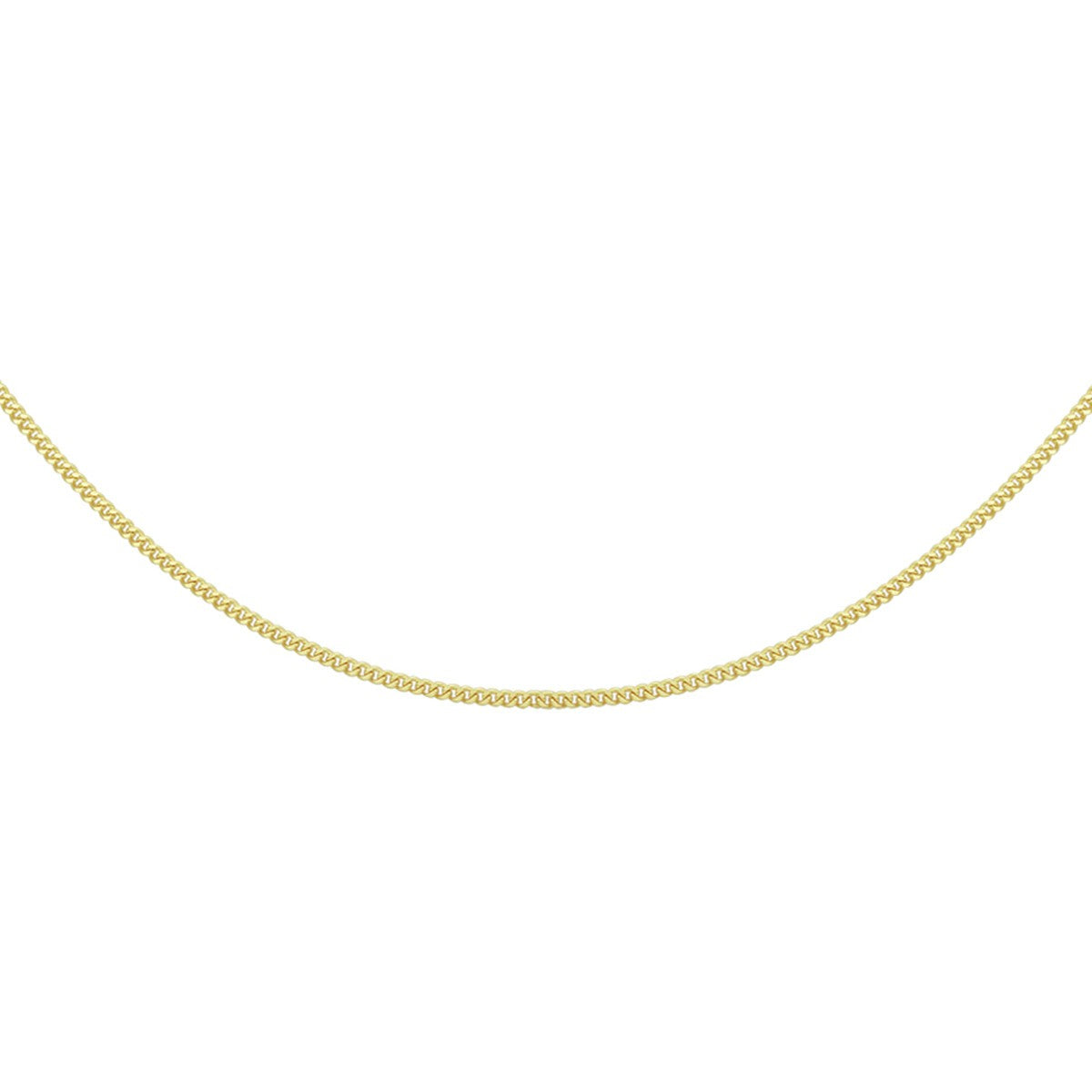 14K Geelgouden collier gourmette 4-zijdes geslepen 1,2 mm - 4004572 - PansiteNederland.nl