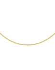 14K Geelgouden collier gourmette 4-zijdes geslepen 1,2 mm - 4004572 - PansiteNederland.nl