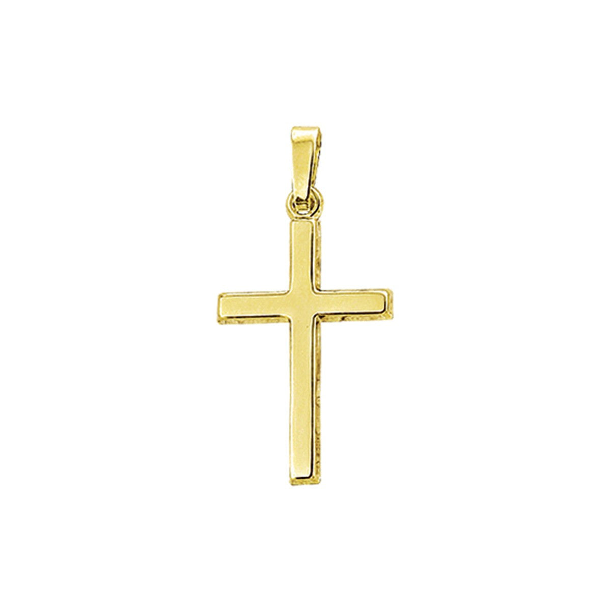 14K geelgoud hanger kruis 4005210 - PansiteNederland.nl