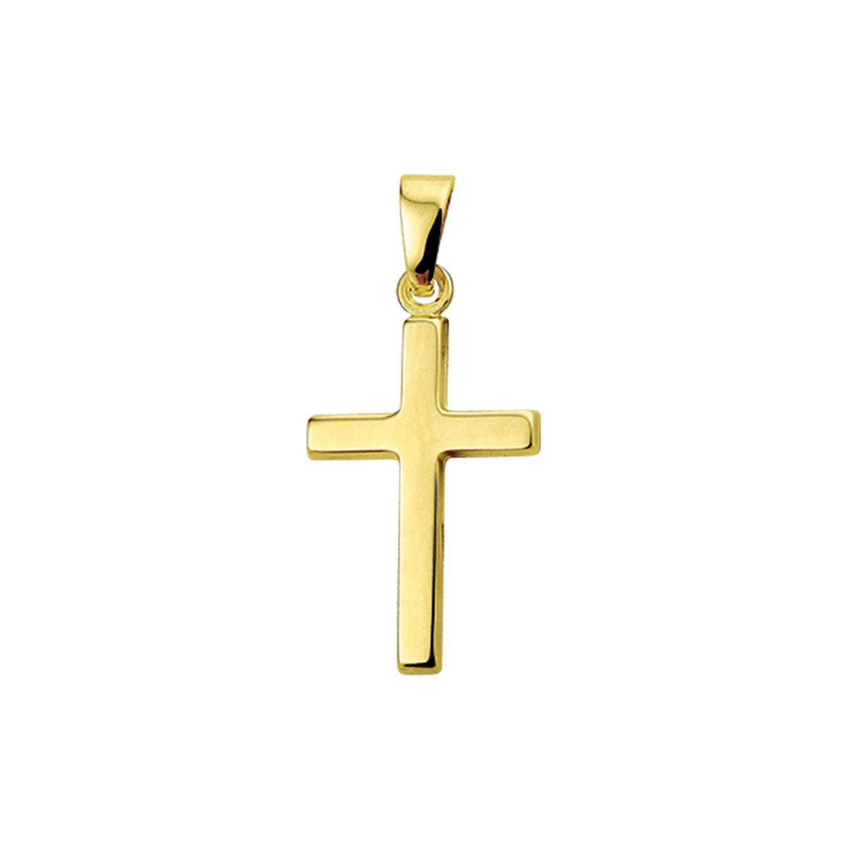 14K geelgoud hanger kruis 4005211 - PansiteNederland.nl