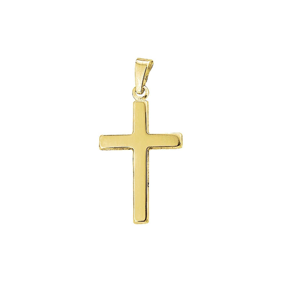 14K geelgoud hanger kruis 4005214 - PansiteNederland.nl
