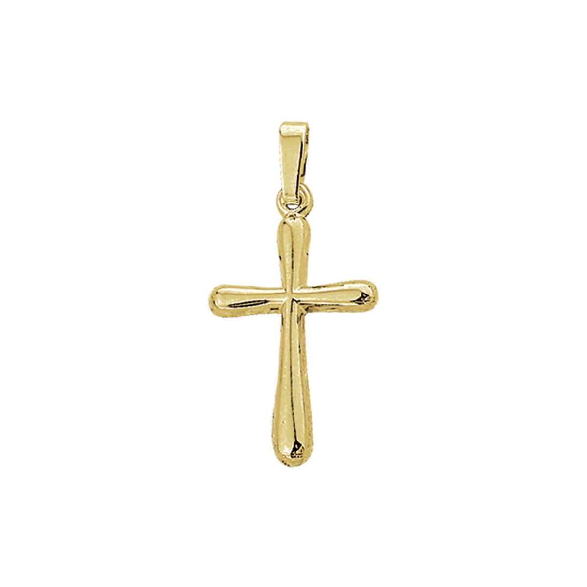 14K geelgoud hanger kruis 4005234 - PansiteNederland.nl