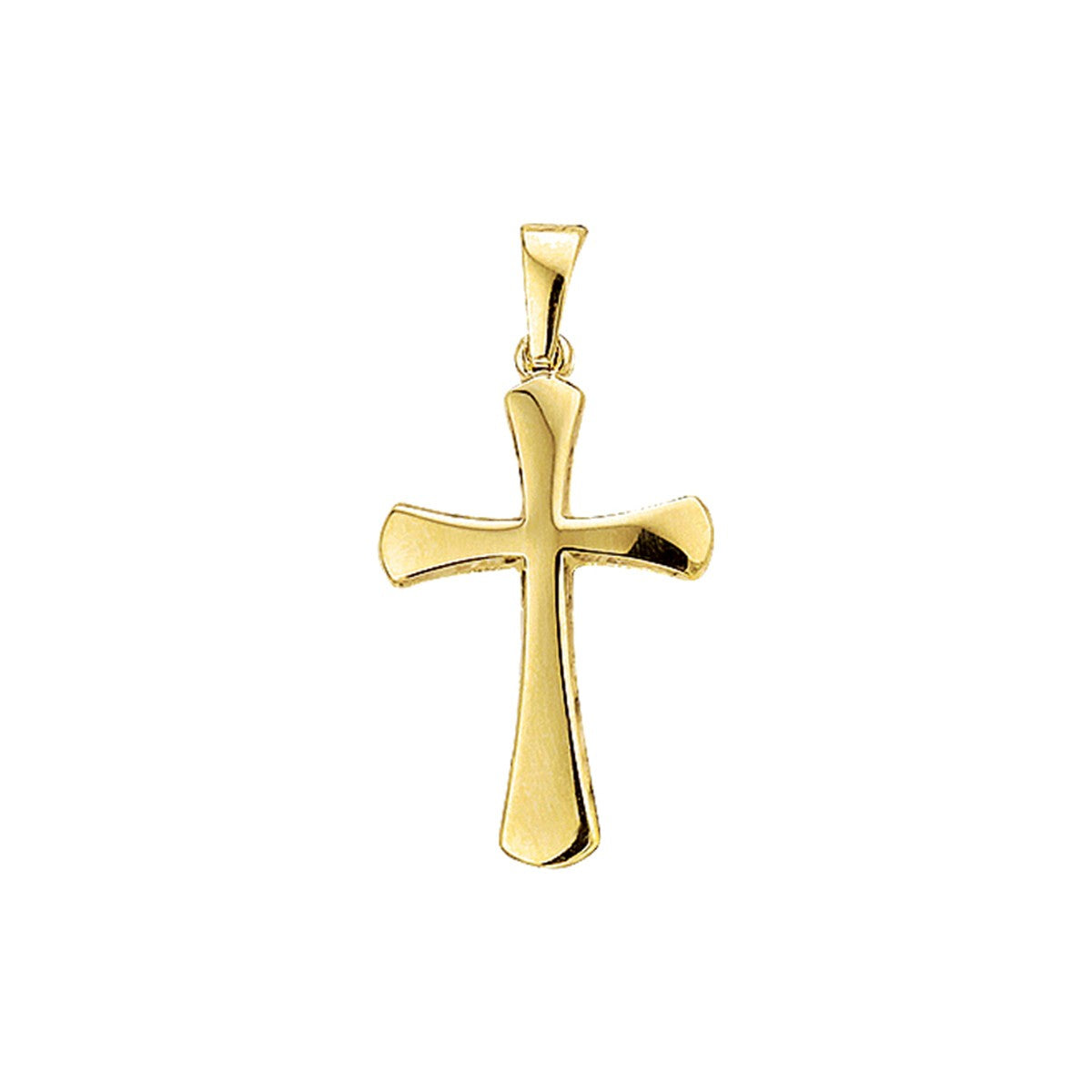 14K geelgoud hanger kruis 4005239 - PansiteNederland.nl