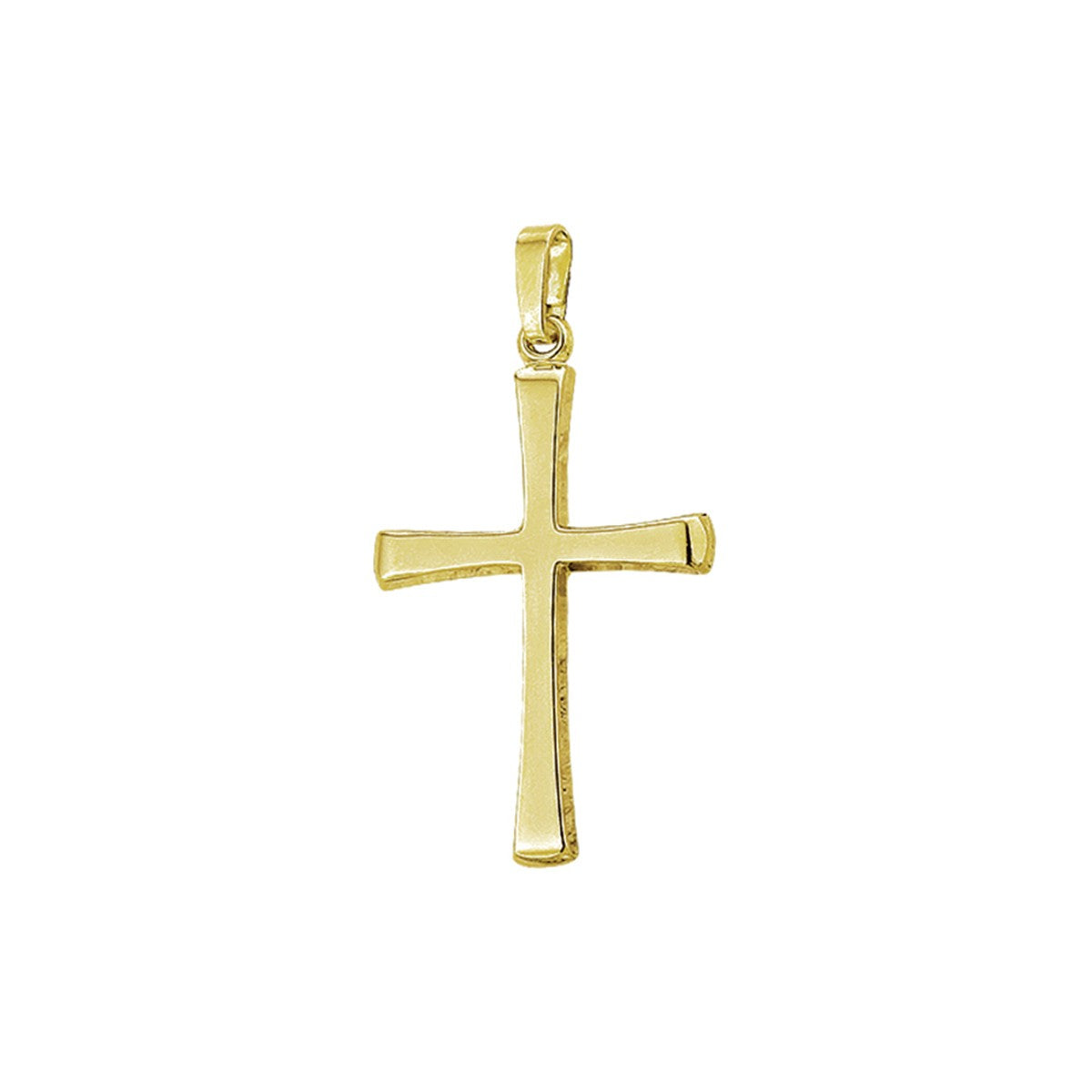 14K geelgoud hanger kruis 4005243 - PansiteNederland.nl