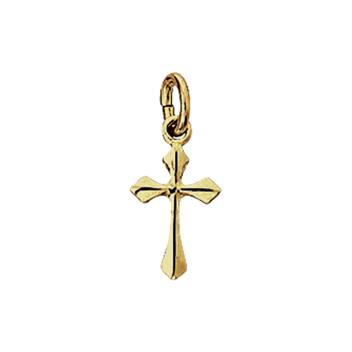 14K geelgoud hanger kruis 4005420 - PansiteNederland.nl