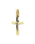 14K geelgoud hanger kruis mat gediamanteerd 4005451 - PansiteNederland.nl