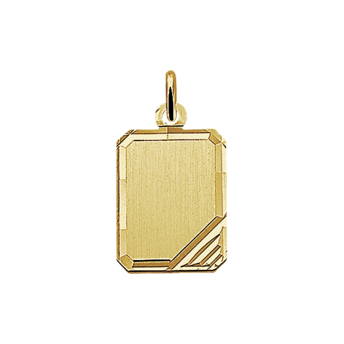 14K geelgoud graveerhanger mat gediamanteerd 4006034 - PansiteNederland.nl