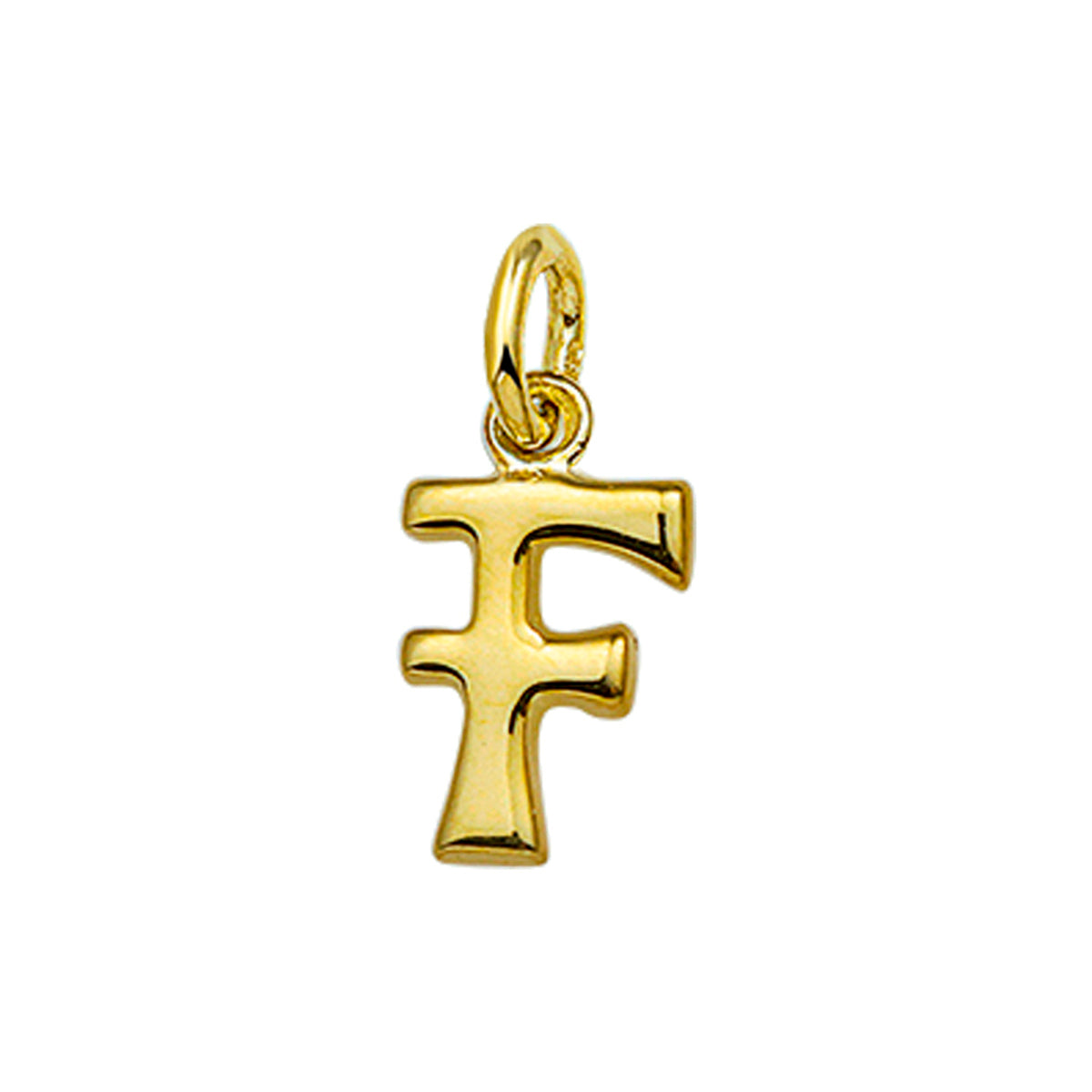 Fantasy Collection Hanger letter F 12 mm 14K geelgoud - PSN4006389