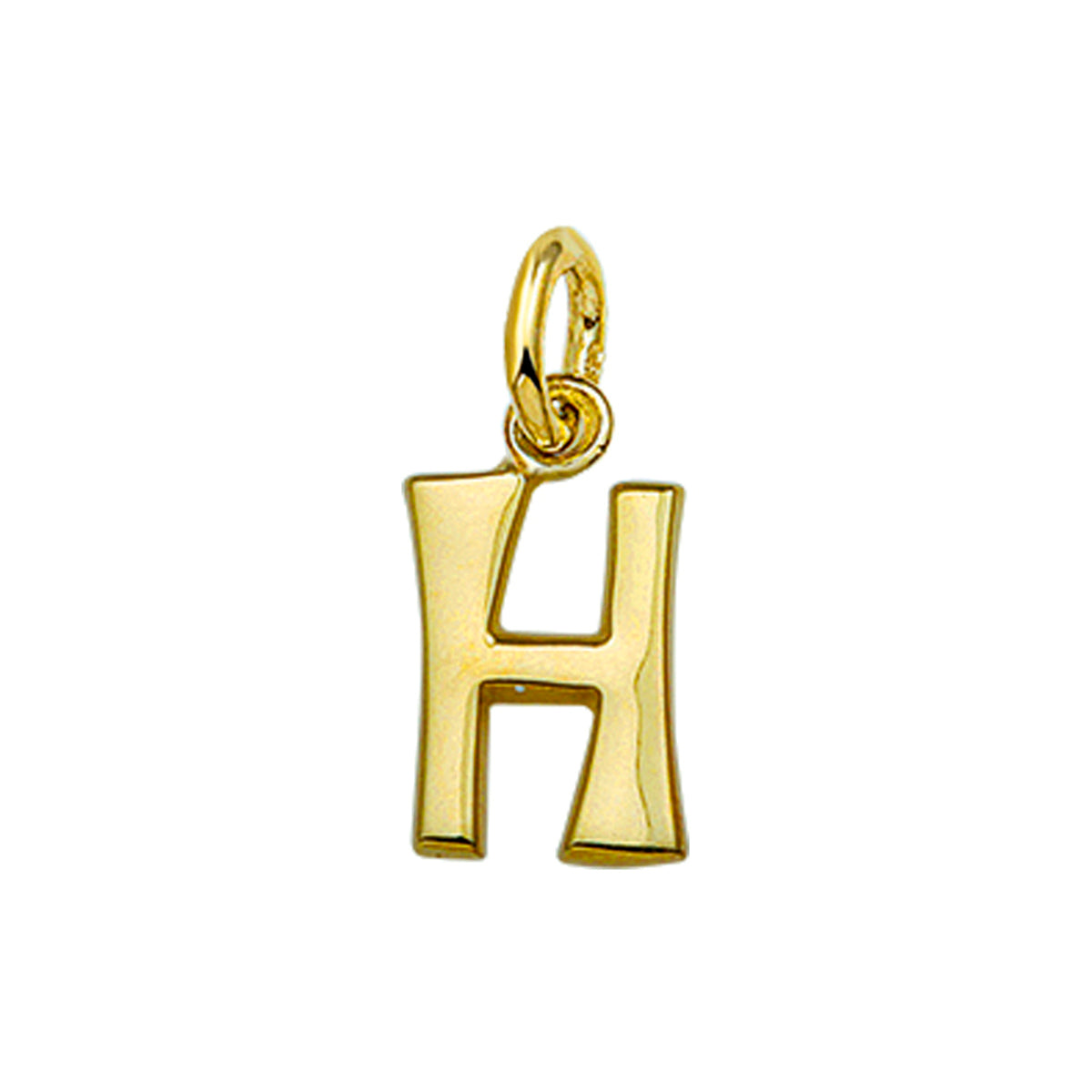 Fantasy Collection Hanger letter H 12 mm 14K geelgoud - PSN4006393