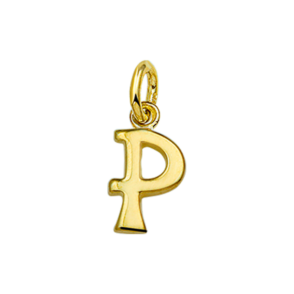 Fantasy Collection Hanger letter P 12,5 mm 14K geelgoud - PSN4006406