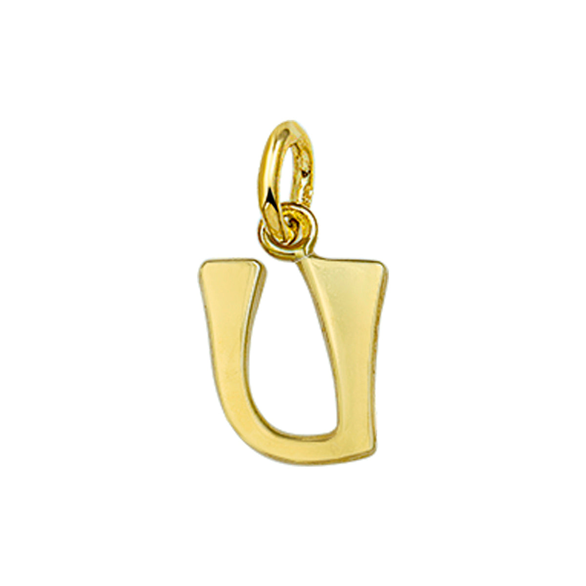 Fantasy Collection Hanger letter U 12,5 mm 14K geelgoud - PSN4006412