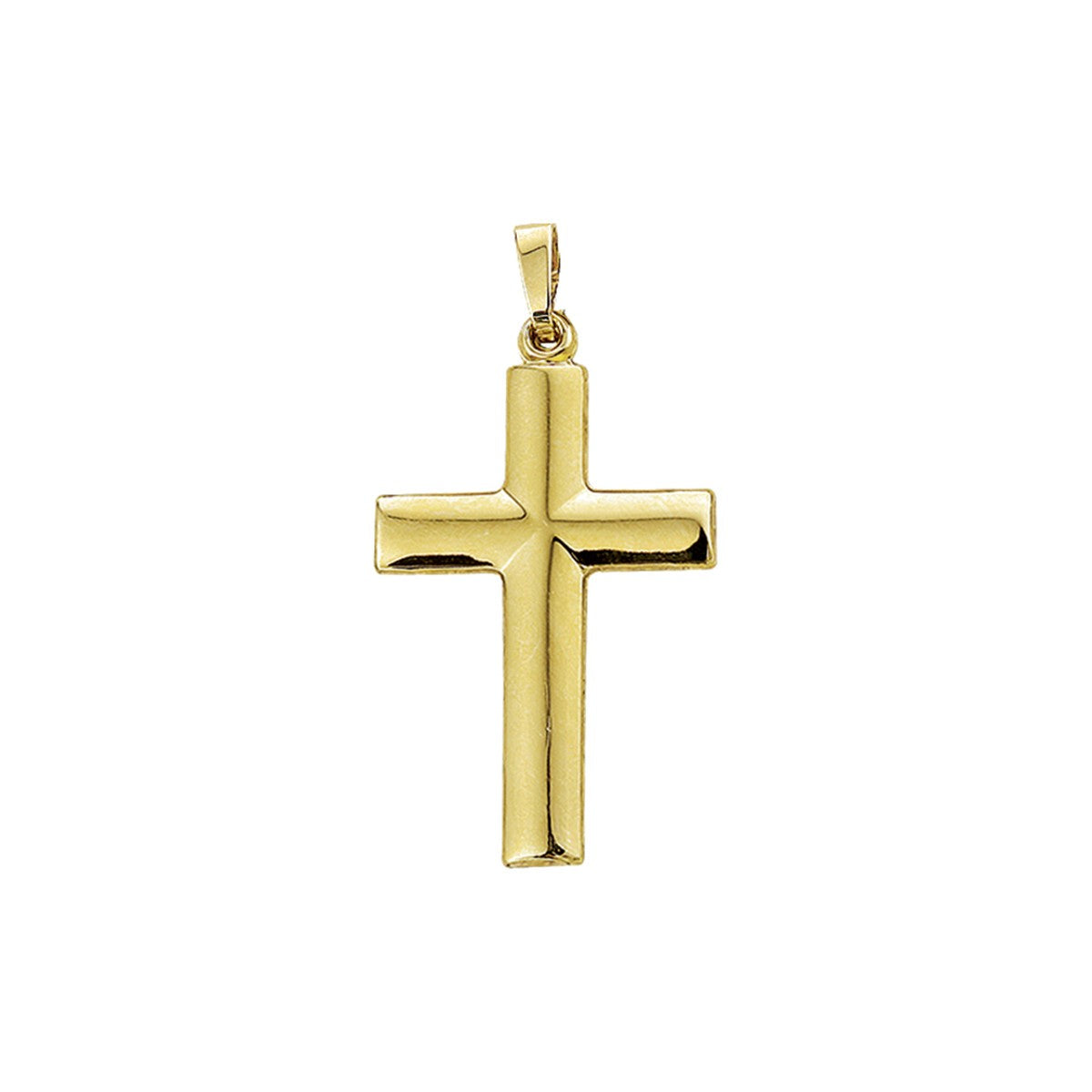 14K geelgoud hanger kruis 4007387 - PansiteNederland.nl