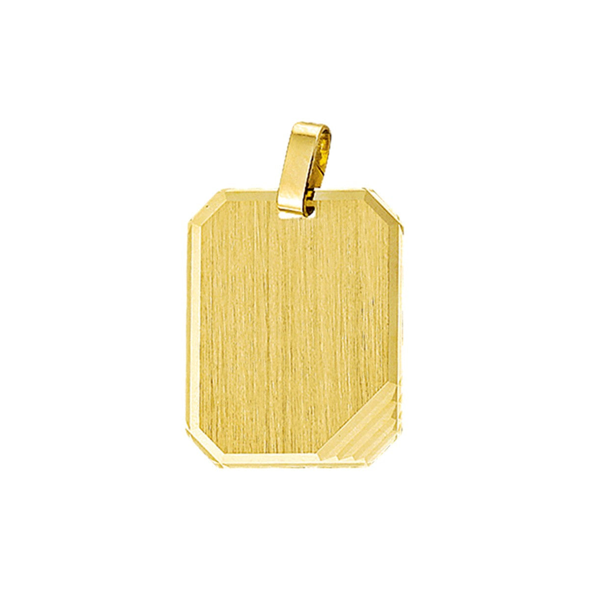 14K geelgoud graveerhanger mat gediamanteerd 4008118 - PansiteNederland.nl