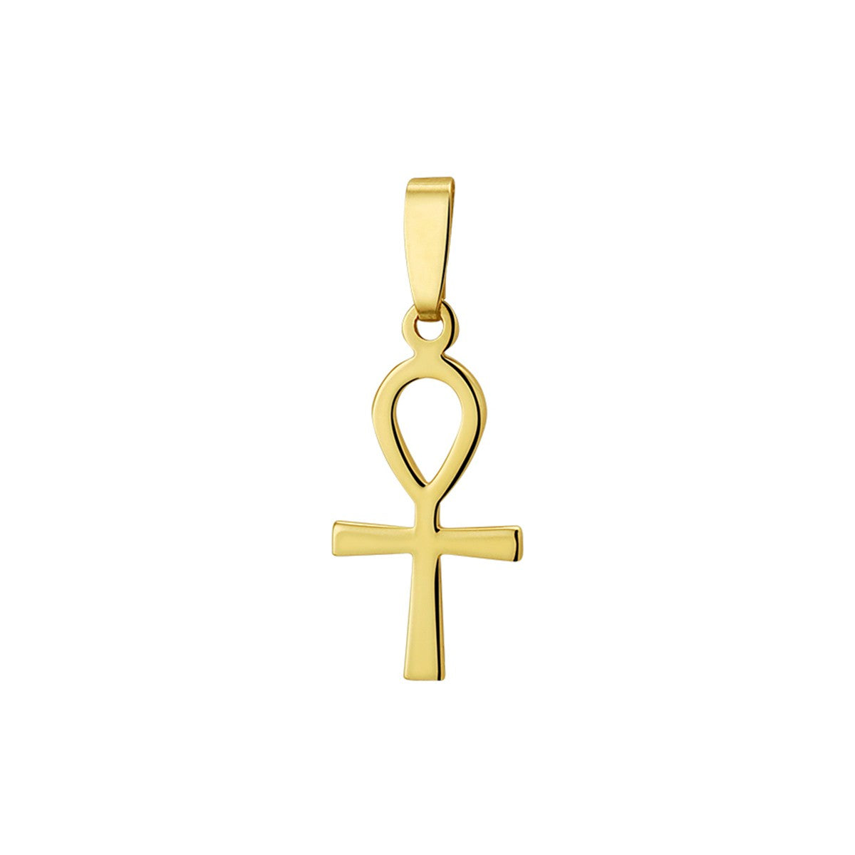14K geelgoud hanger ankh kruis 4008136 - PansiteNederland.nl