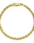 14K Geelgouden armband koord 3,9 mm 4008180