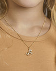 14K geelgoud hanger paard 4008578 - PansiteNederland.nl
