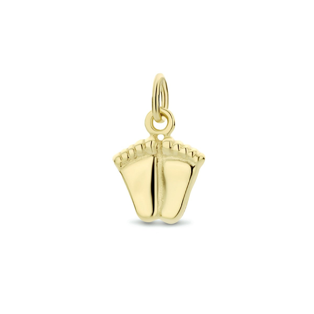 14K geelgoud hanger voeten 4008595 - PansiteNederland.nl