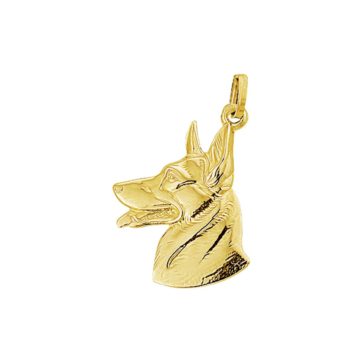 14K geelgoud hanger herdershond 4009325 - PansiteNederland.nl