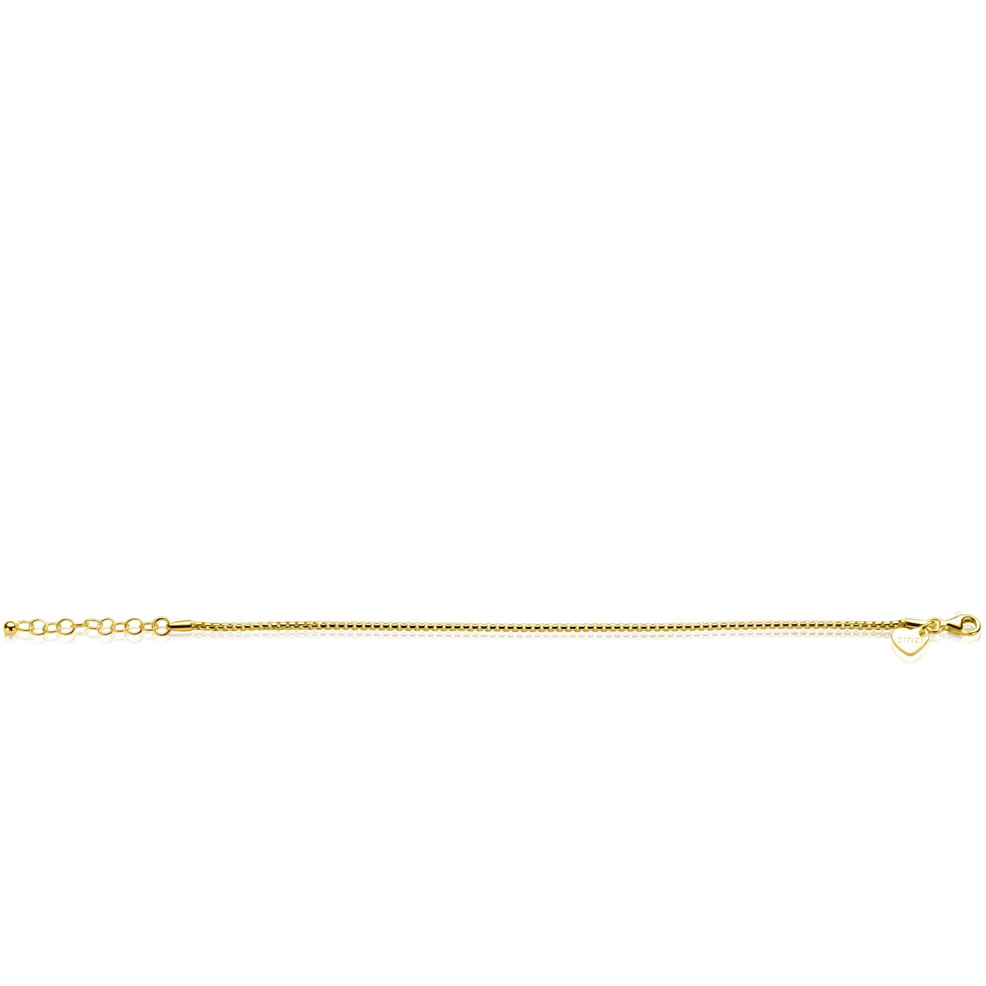 ZINZI Verguld Zilveren Armband ZIA2842G