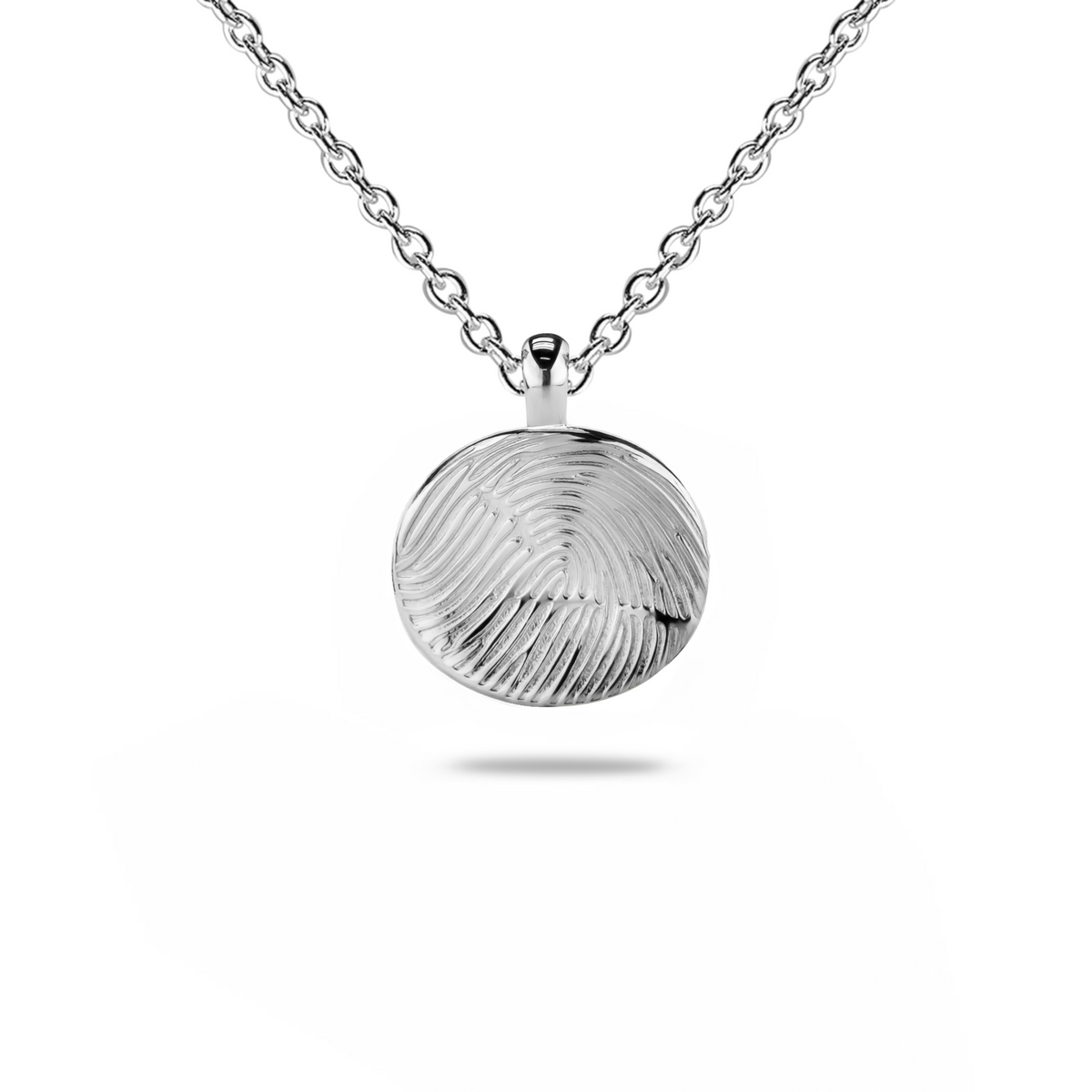 See You Vingerafdrukhanger klein 12 mm in zilver – 401 – afbeelding 1