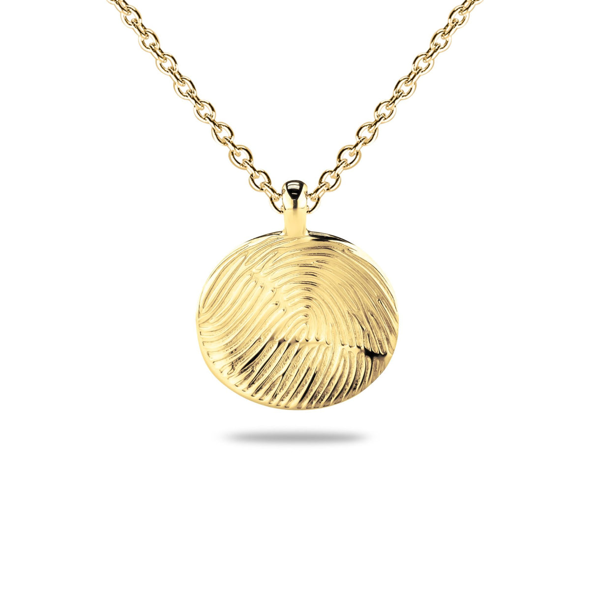 See You Vingerafdrukhanger organisch rond 14 mm in goud – 401 – afbeelding 1