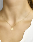 14K geelgoud hanger christoffel gediamanteerd 4010340 - PansiteNederland.nl