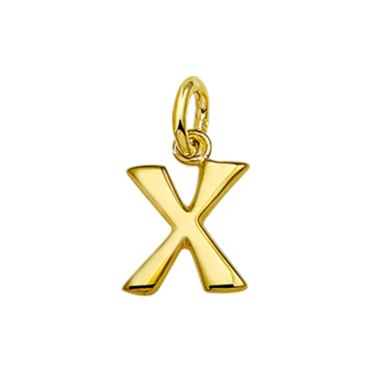 Fantasy Collection Hanger letter X 12 mm 14K geelgoud - PSN4011168