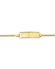 14K Geelgoud Graveerarmband Hart Gourmette 4-Zijdes Geslepen Plaat 5,0 mm 4012023 - PansiteNederland.nl
