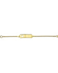 14K Geelgoud Graveerarmband Hart Gourmette 4-Zijdes Geslepen Plaat 5,0 mm 4012023 - PansiteNederland.nl